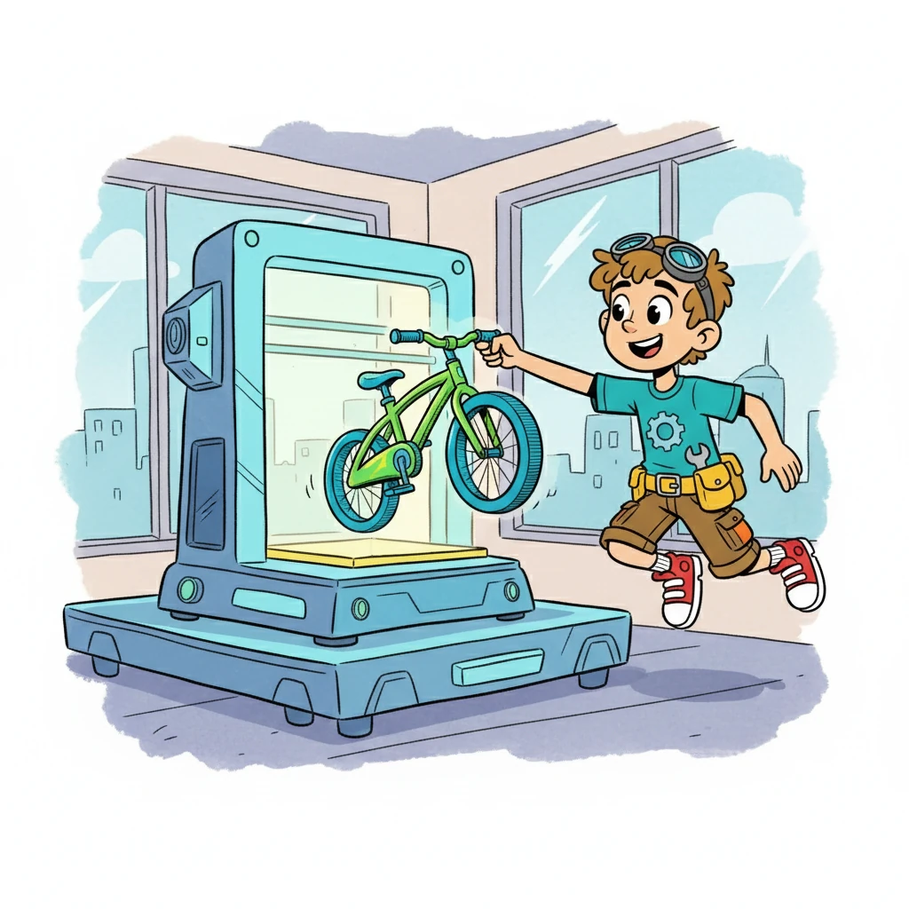 Imagine a bike that's ready to ride as soon as it's printed! This is a huge step forward in how we make things.