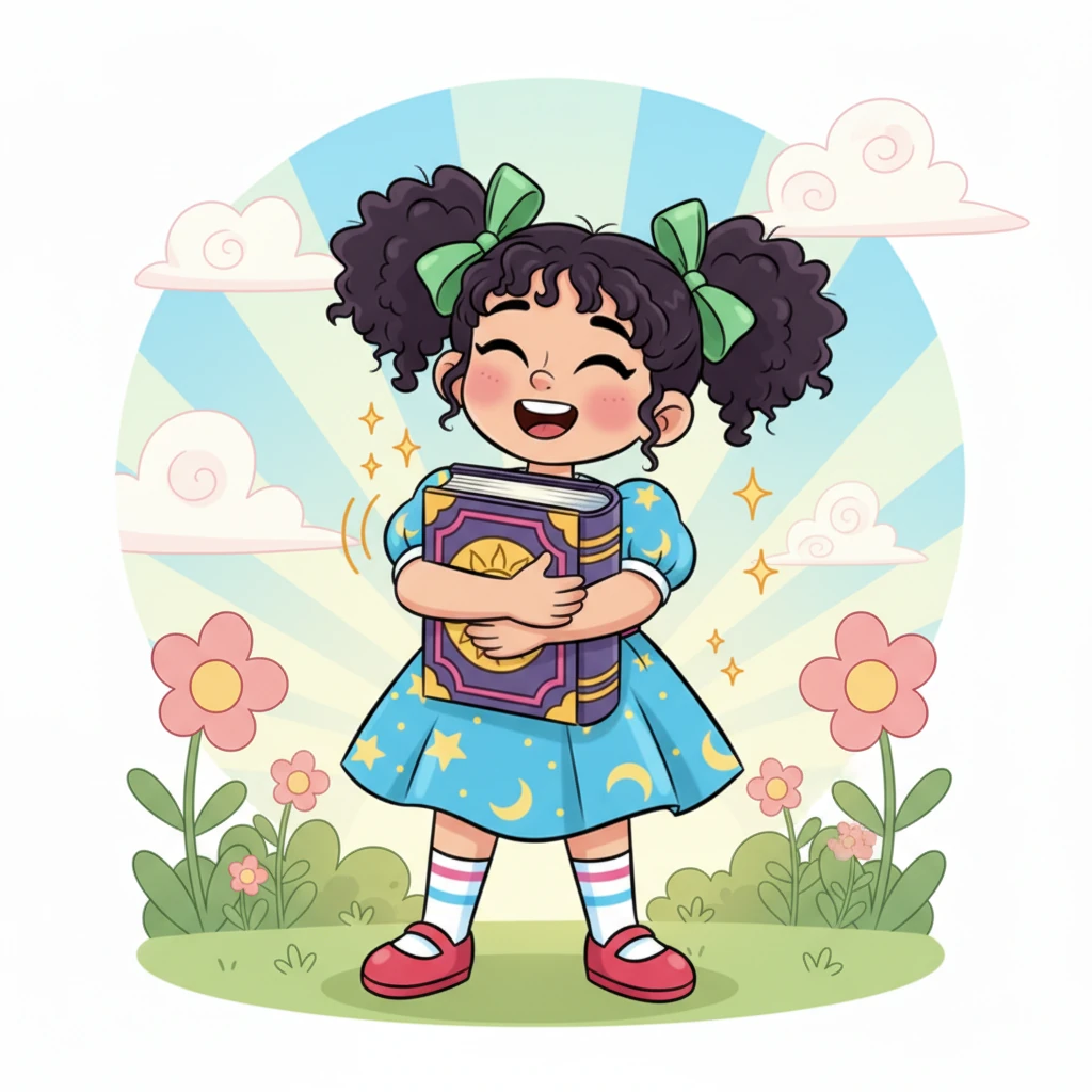 Айша күліп: — Сен шын мәнінде ақылдысың, Ақылды кітап! — деді, оның жүзінен қуаныш пен ризашылық сезімі байқалды. Кітап жылы дауыспен: — Біз бәрін бірге үйренеміз, Айша! Бұл біздің оқу саяхатымыздың тек бастамасы! — деп жауап берді. Олар бірге көптеген жаңа нәрселерді ашуға дайын болды.