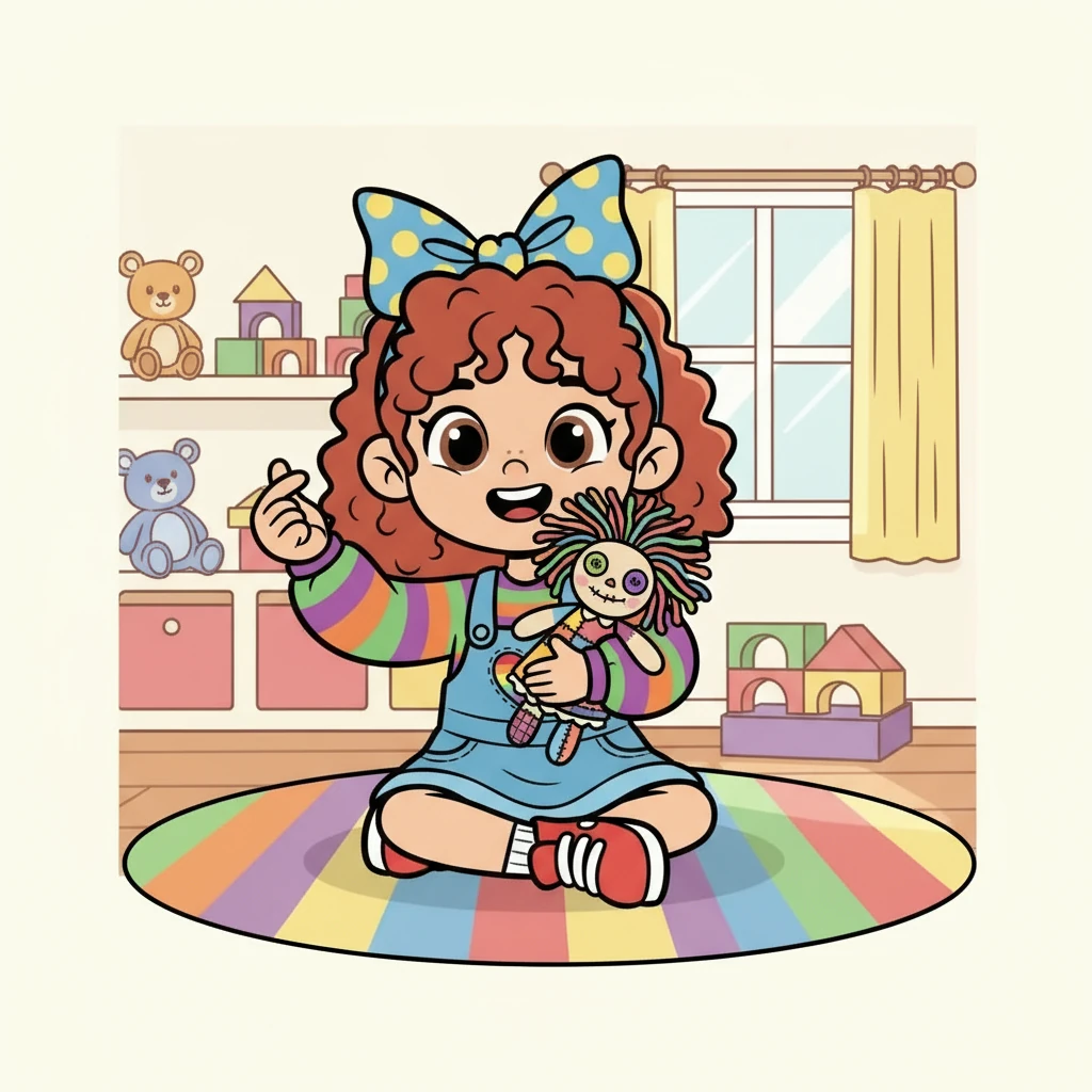 שִׁיר מחבקת את הבֻּבָּה שלה, מחייכת מאושרת. היא לא שמה לב לרגל החסרה, כי בעיניה, הבֻּבָּה מושלמת. היא מושיטה יד ומראה סימן של לב, ומביעה אהבה.