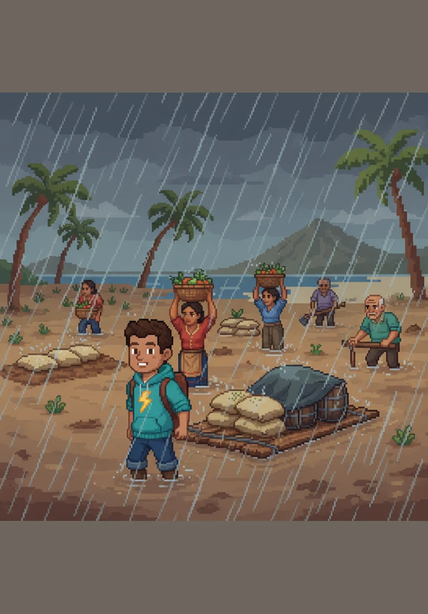 Success brought challenges, like the time a heavy monsoon flooded the fields and made harvesting difficult. Milo stayed determined, finding ways to protect his supply and proving that a strong spirit can weather any storm.