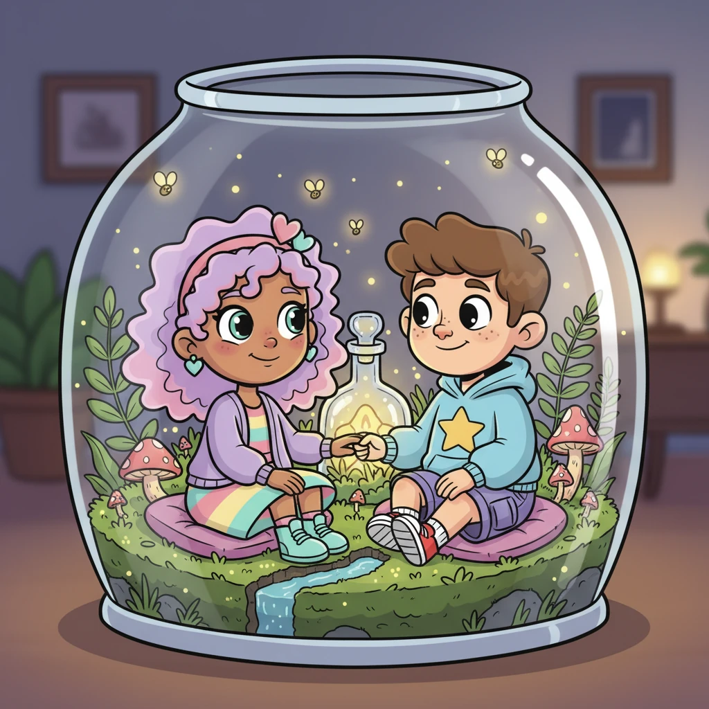 Their Mossarium became a testament to their peculiar passion and growing affection. They spent countless evenings there, sharing stories, dreams, and quiet laughter. Their hands often found each other, a comfortable warmth spreading through their hearts.