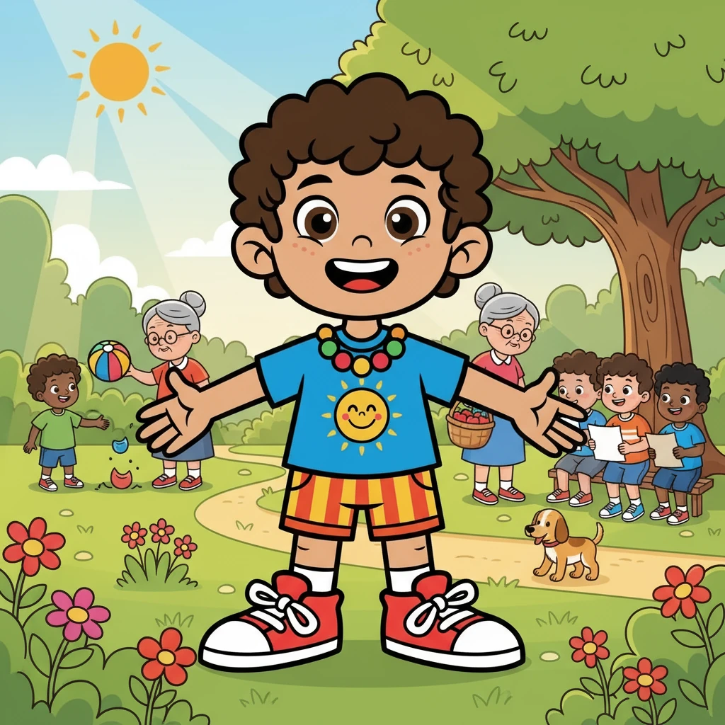 Daniel era un niño de ojos brillantes y una sonrisa que iluminaba cualquier lugar. Su corazón era un tesoro lleno de bondad. Le encantaba ayudar a los demás y siempre encontraba la manera de hacer que todos se sintieran especiales.