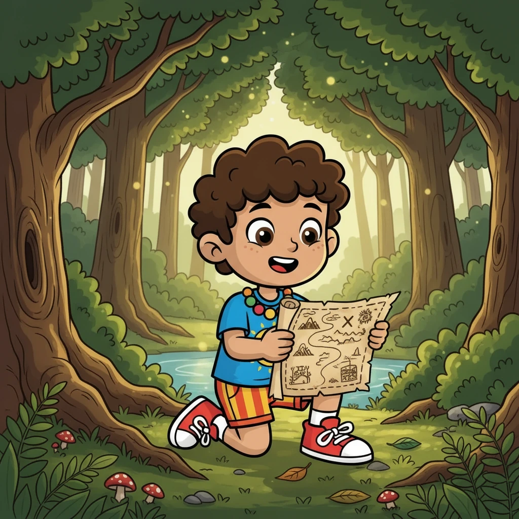 Un día, mientras jugaba en el bosque, Daniel descubrió un mapa antiguo. El mapa prometía un tesoro escondido, pero también advertía sobre peligros y desafíos.