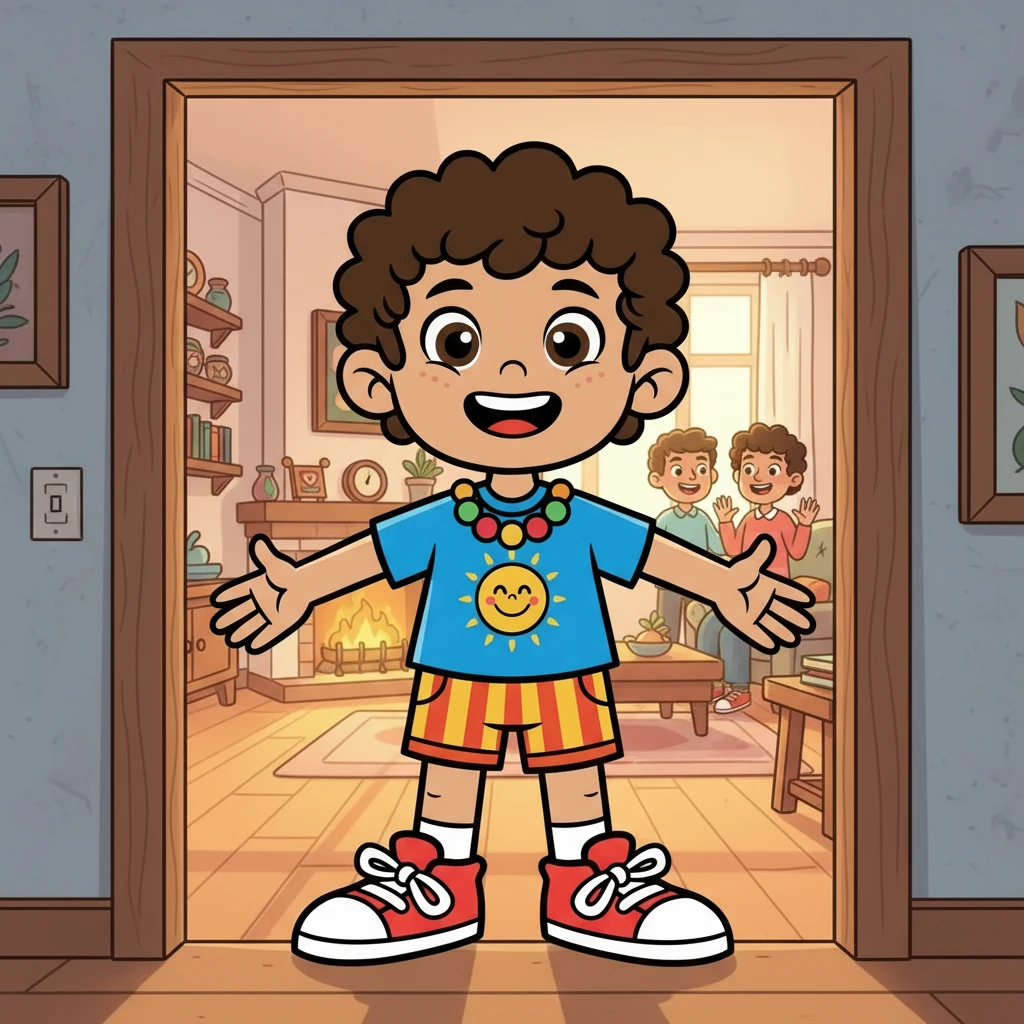 Daniel regresó a casa con el corazón lleno de alegría y gratitud. Aprendió que la verdadera riqueza reside en la bondad y en el amor que compartimos con los demás, y que la valentía es el mayor tesoro.