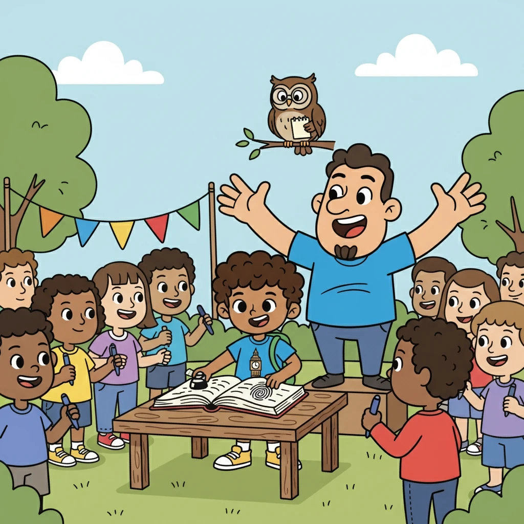 They visited a bustling party meeting, where new members were signing up, energized by a charismatic leader. 'A surge of support, but it's not enough to fix the long-term problem,' the owl noted.