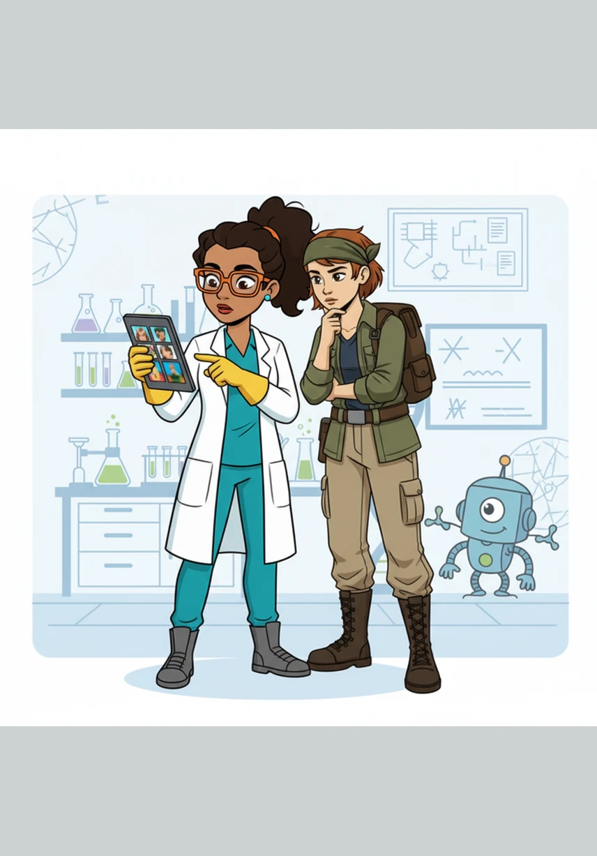 Jéssica shows Bianca photographs of Lisbon’s downtown completely submerged during the extreme rainfall of December 2022. They see how the city's old drainage system, built for a different century, was simply overwhelmed by the modern intensity of the storms.