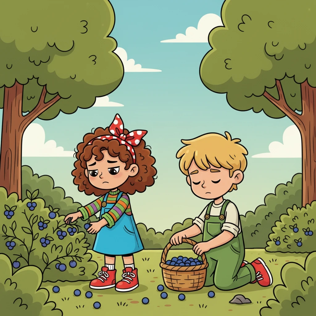 Willow, ashamed, helped Finn gather the remaining berries. They worked together in silence, the weight of her forgotten promise heavy in the air. She realized the importance of her word.