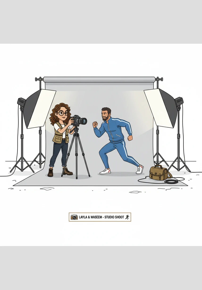 Years later, Layla adjusted her camera lens as Waseem walked into her new studio for a business photoshoot. Their eyes met officially for the first time, sparking a professional connection that felt like a mysterious echo of a past they hadn't yet shared.