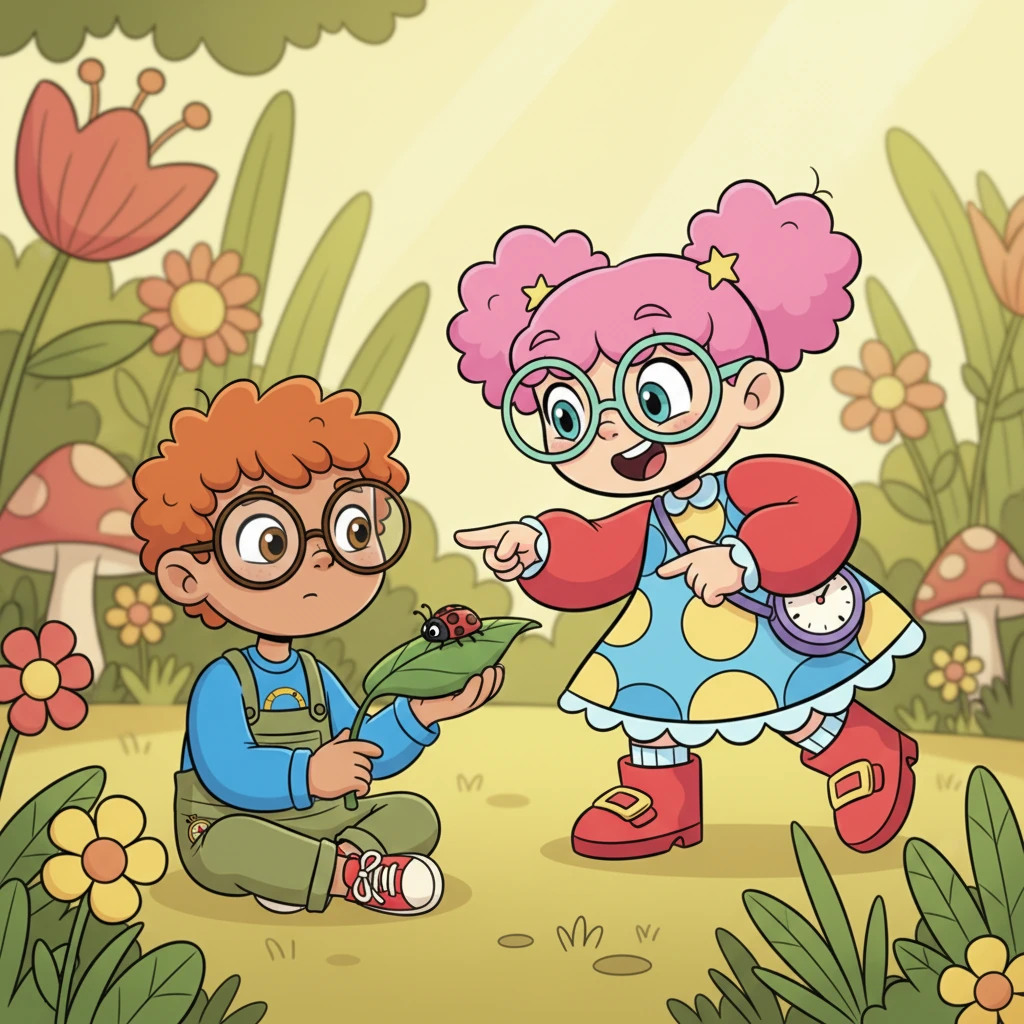 Gideon, thoughtful and quiet, and Gidette, bubbly and energetic, are identical twins with wildly different spirits. One loves to think before speaking, the other loves to move and ask endless questions. They share an unbreakable bond, always together, exploring the world with boundless curiosity.