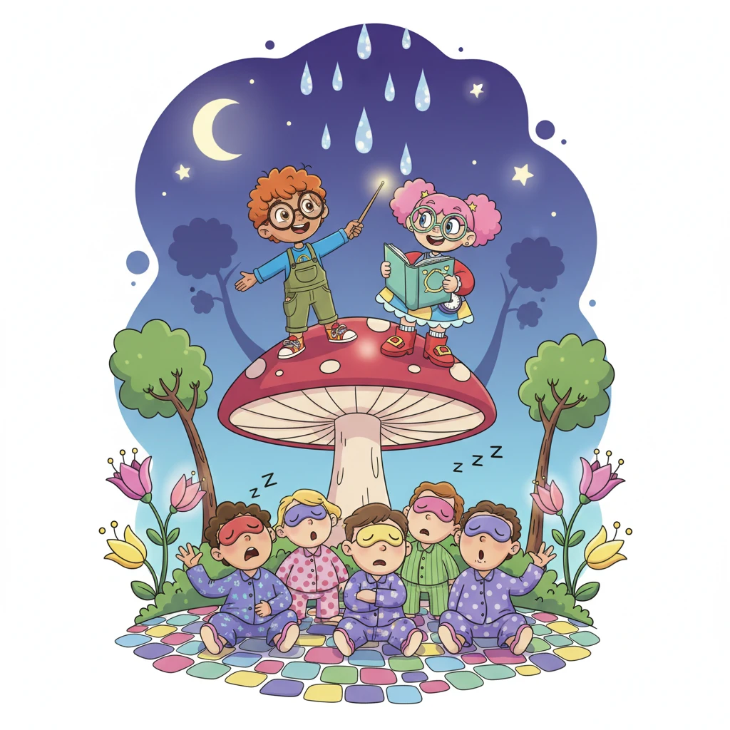 In this wonderfully strange new place, nothing is as it should be. People sleep during the day and celebrate beneath the moon, while children playfully teach adults. Rain falls upwards in shimmering droplets, and shadows dance ahead of their owners, creating a world of delightful opposites.