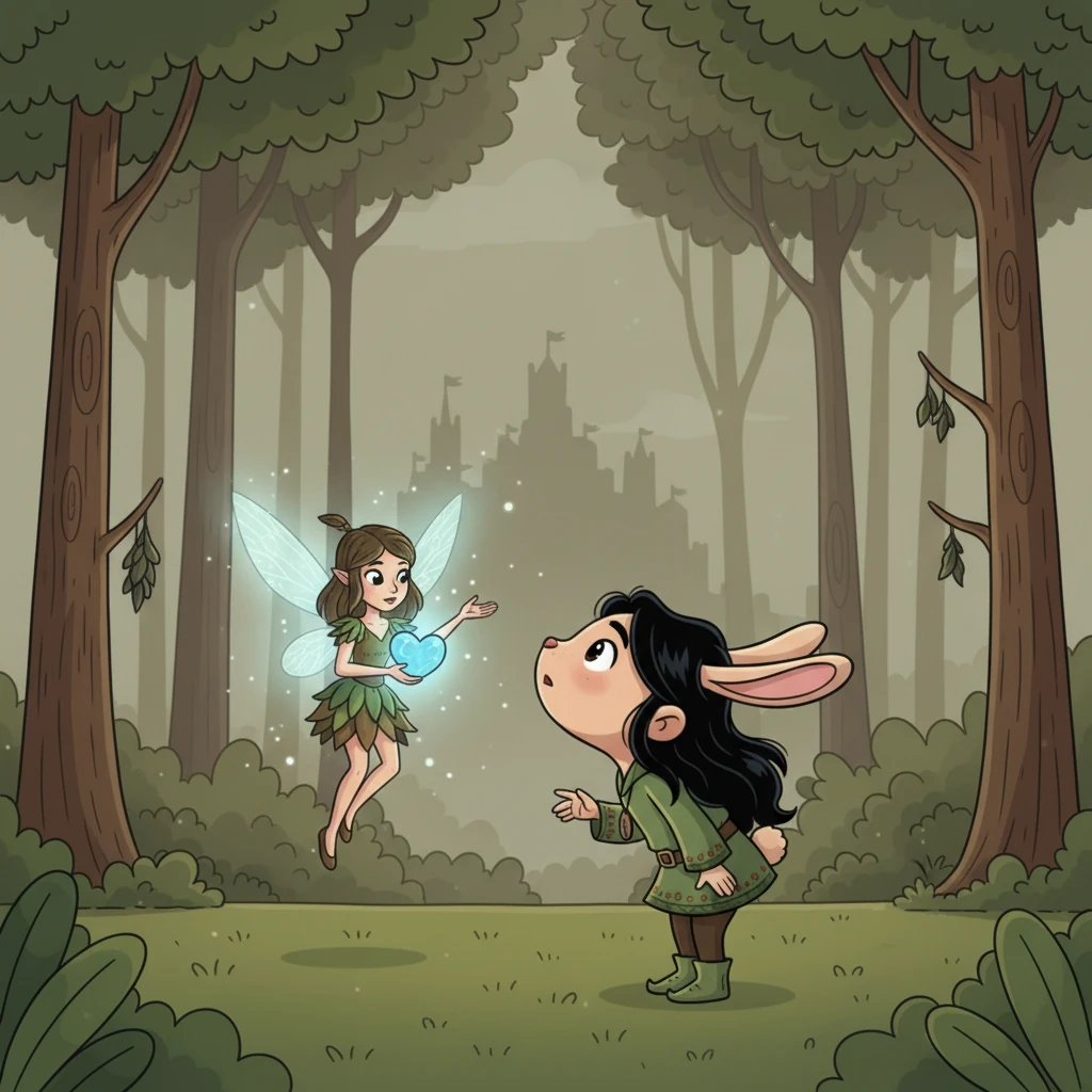 Ipinaliwanag ni Flora na ang kaharian ay nanganganib dahil nawawala ang 'Puso ng Kagubatan,' ang pinagmulan ng kanilang magic. Kung hindi ito maibabalik, mawawala ang kanilang mundo.