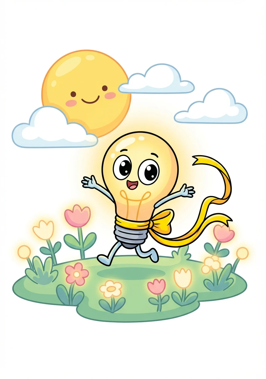 Binar belajar bahwa ia tidak harus sempurna untuk bersinar dan memberi arti bagi orang lain. Pita kuningnya menjadi simbol kebahagiaan dan penerimaan diri.