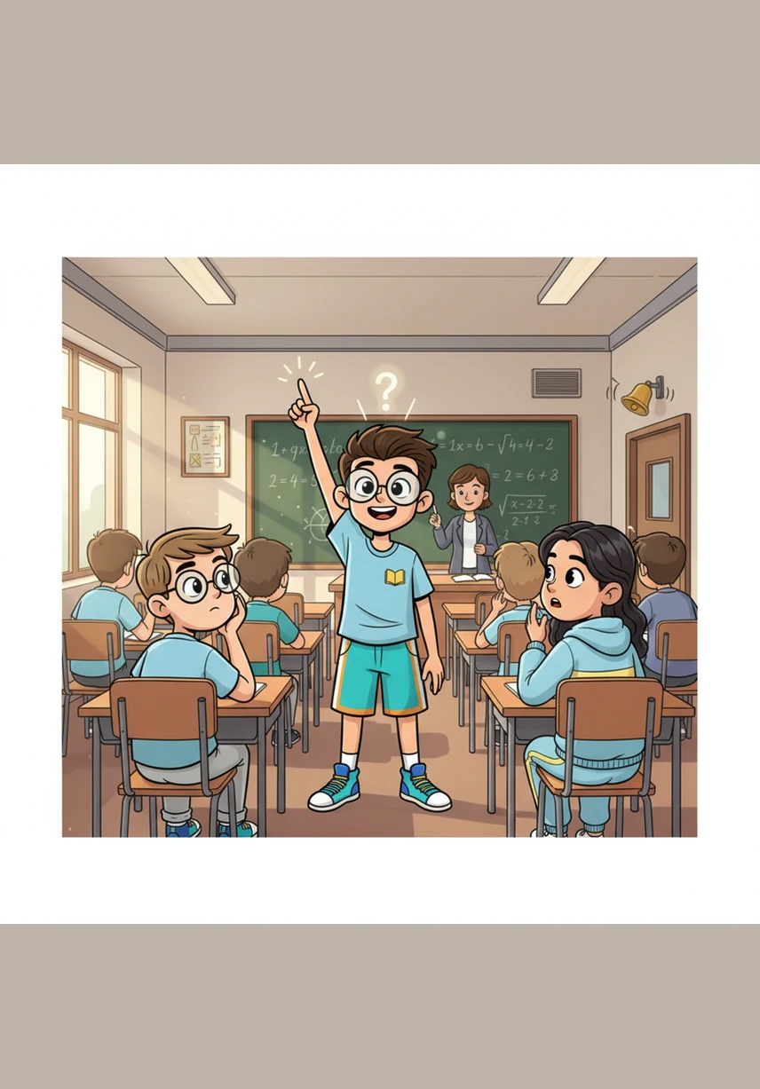 Inside the classroom, Tomek’s hand is already in the air before the bell even stops ringing. Numbers are his playground, and his endless curiosity keeps the math lessons lively, ensuring the class stays engaged until the very last second. Without his quick thinking, half of the day's complex equations would remain a mystery to his friends.