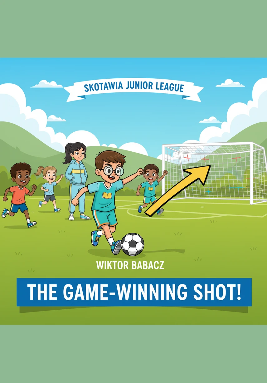 On the green fields of Skotawia, Wiktor, known to everyone as Babka, dominates the soccer pitch with fiery passion. Off the field, his natural charm and friendly spirit make him a favorite among his peers, balancing his athletic intensity with a warm heart. He moves with a spark that ignites the team's spirit whenever they play.