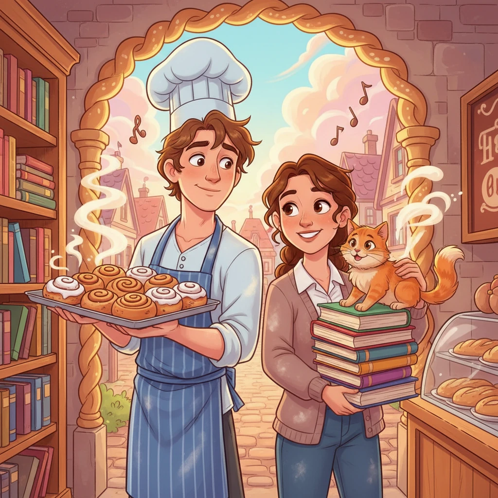 The Baker, The Librarian, and a Very Sweet Surprise - love