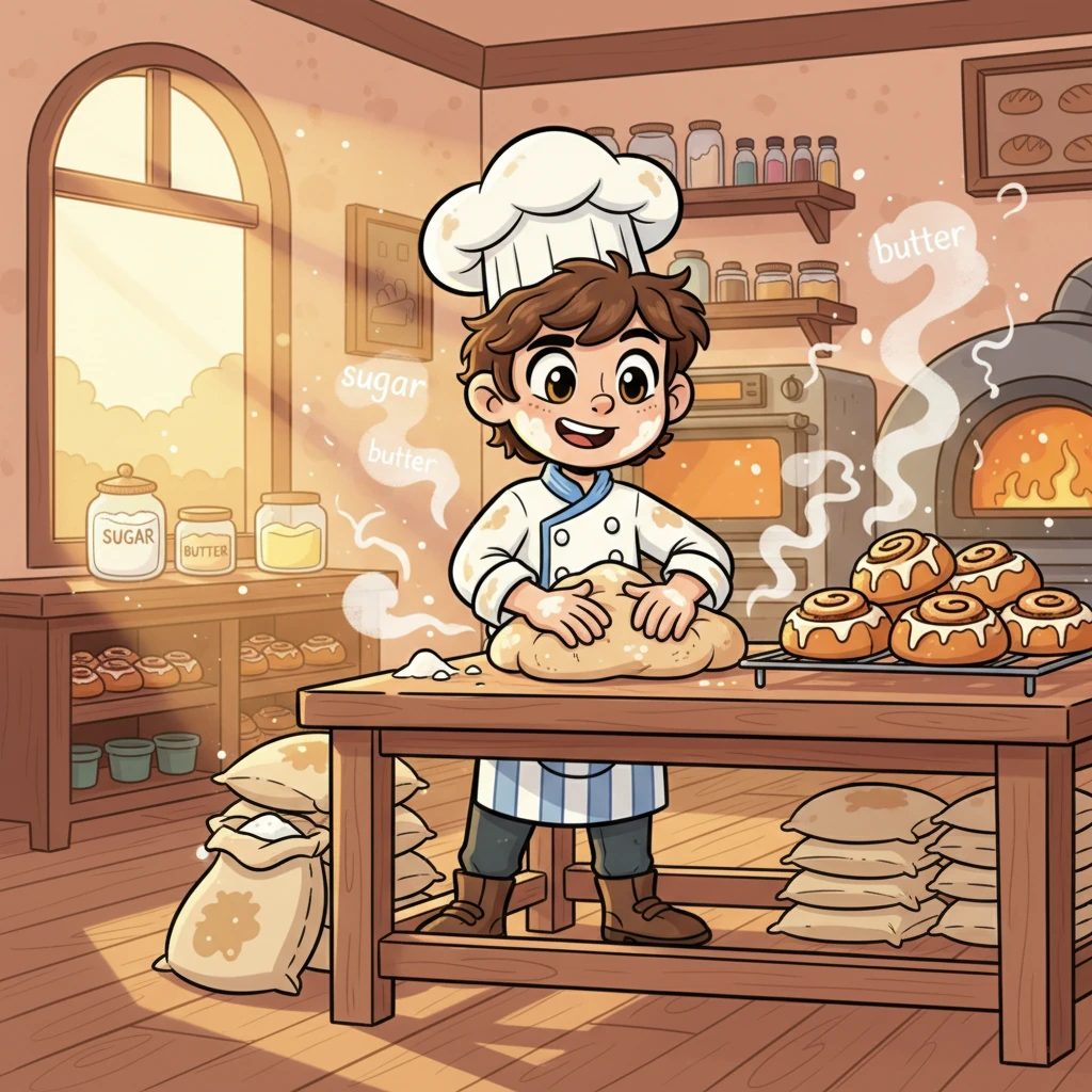 The sun rises over Willow Bay, illuminating a charming bakery with a warm glow. Inside, Oliver Finch, a cheerful but slightly clumsy baker, kneads dough, surrounded by the delightful scent of sugar, butter, and cinnamon. His bakery is renowned for its irresistibly soft cinnamon rolls, but Oliver himself is equally famous for his incredibly awkward conversations.