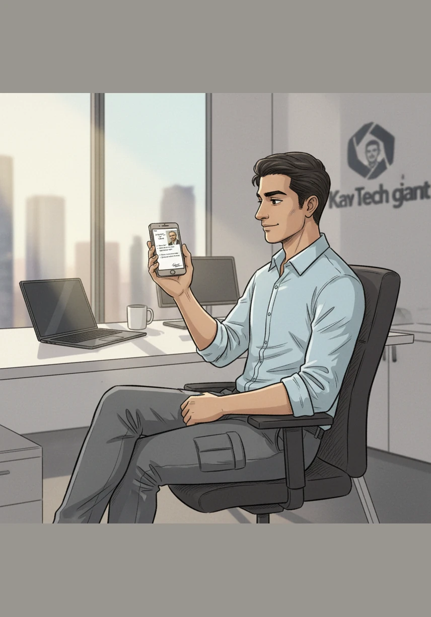 On his first day at the global tech giant, Hemanth looks at a small photo of his old whiteboard where Kishore’s final advice is written. He realizes that while he has reached his goal, the journey of a student never truly ends as long as there are problems to solve.