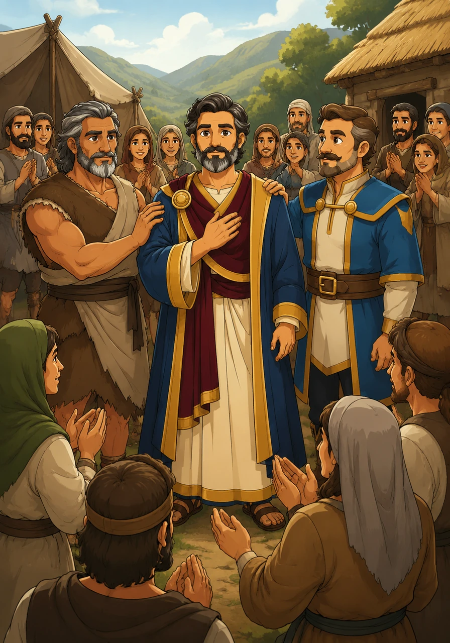 The people looked for someone to guide them through tough times and make big decisions for the group's survival. They chose a leader, not just for their strength, but for their wisdom and ability to listen to everyone's needs.