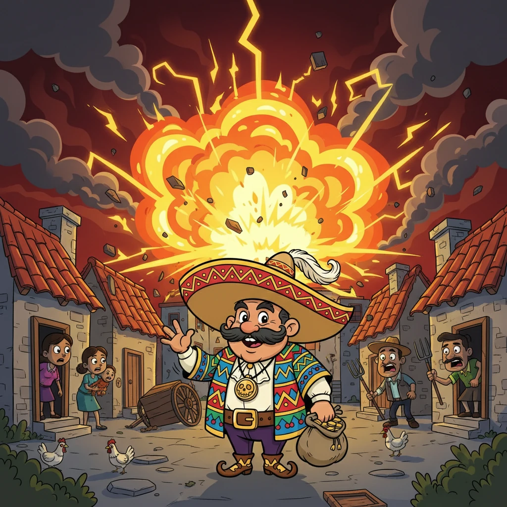 La noche del 20 de mayo de 1701, una explosión ensordecedora rompió la tranquilidad. Un resplandor infernal iluminó el cielo, dejando a los vecinos aterrorizados por lo que vendría.