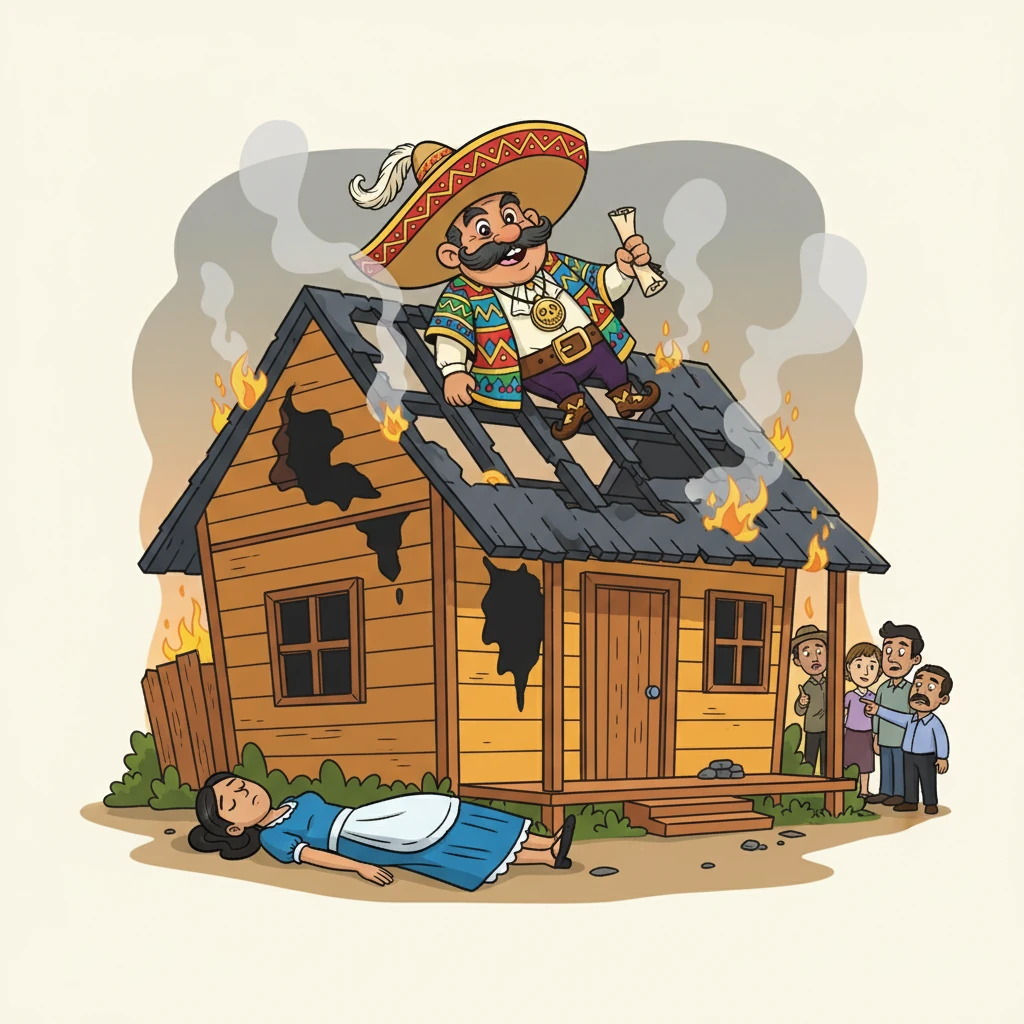 A la mañana siguiente, el horror se reveló. La hermana de Don Bartolo fue encontrada sin vida, y él, carbonizado en el techo de su hogar. La tragedia marcó el final de su pacto.