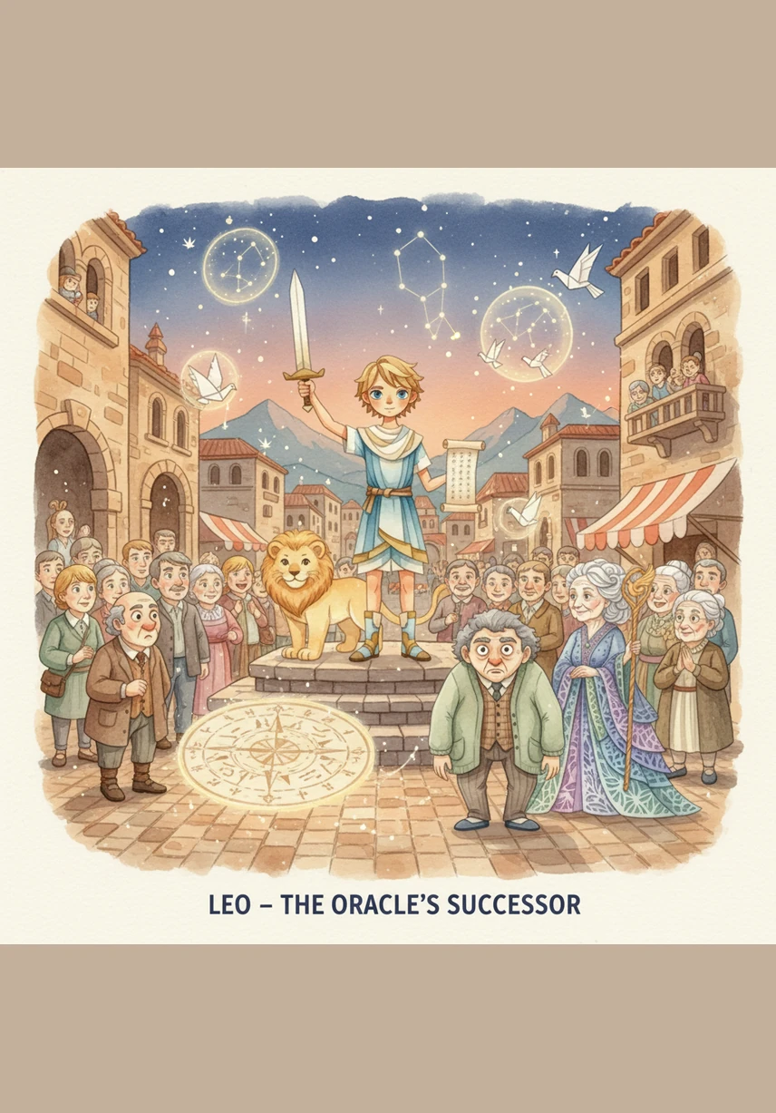 Tempted by the cheers of the crowd, Leo begins to perform grand, public acts of kindness just to see his shadow grow brighter. He bows and smiles for the cameras, but the Golden Brush feels heavier and colder in his grip.