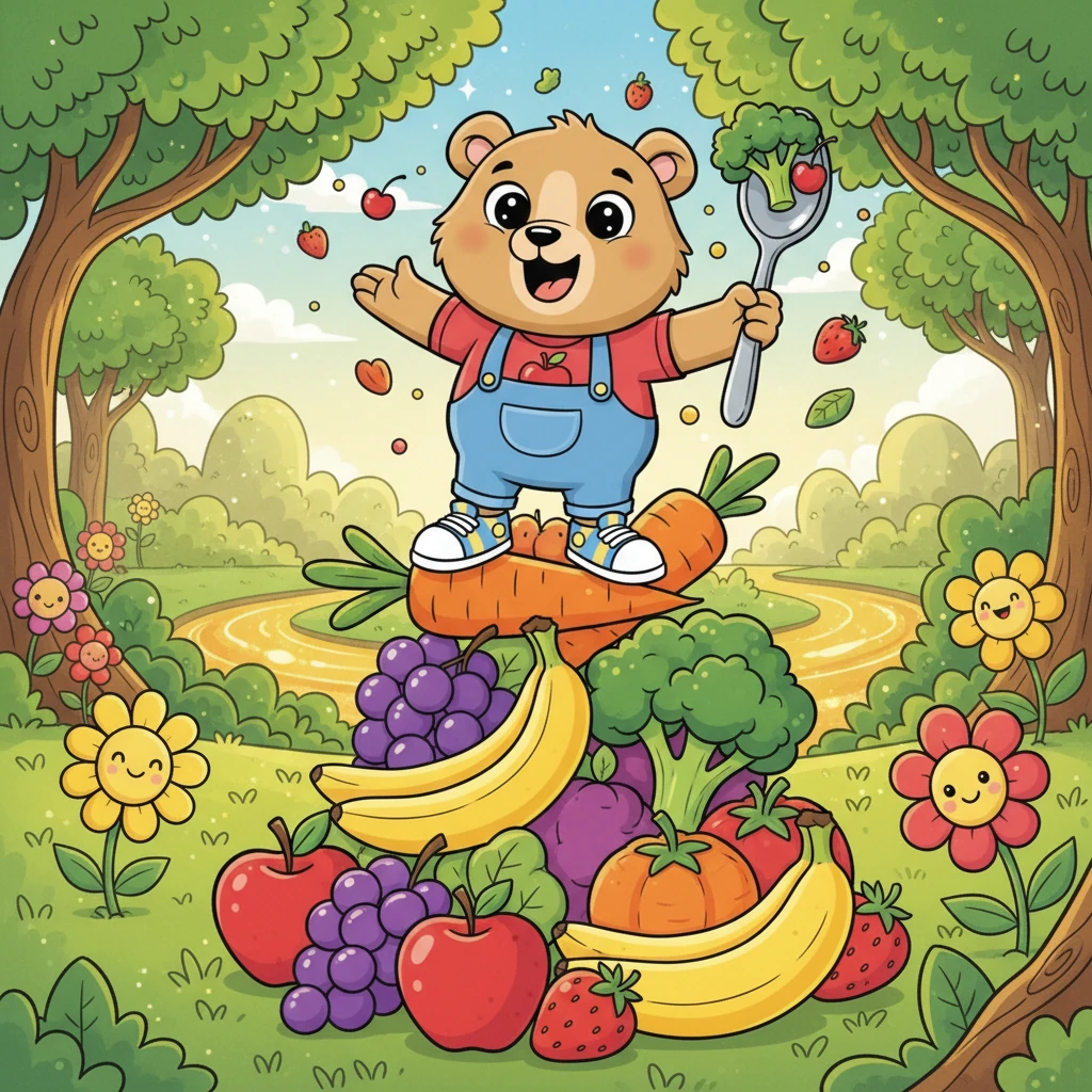 La Comida de Osito - educational