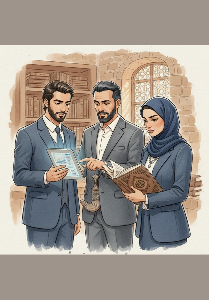 The air hums with excitement as Amin introduces the first digital tablets to the office, symbolizing the start of the digital transformation. He explains that this journey is about more than just technology; it is about changing their organizational culture to better serve the community.