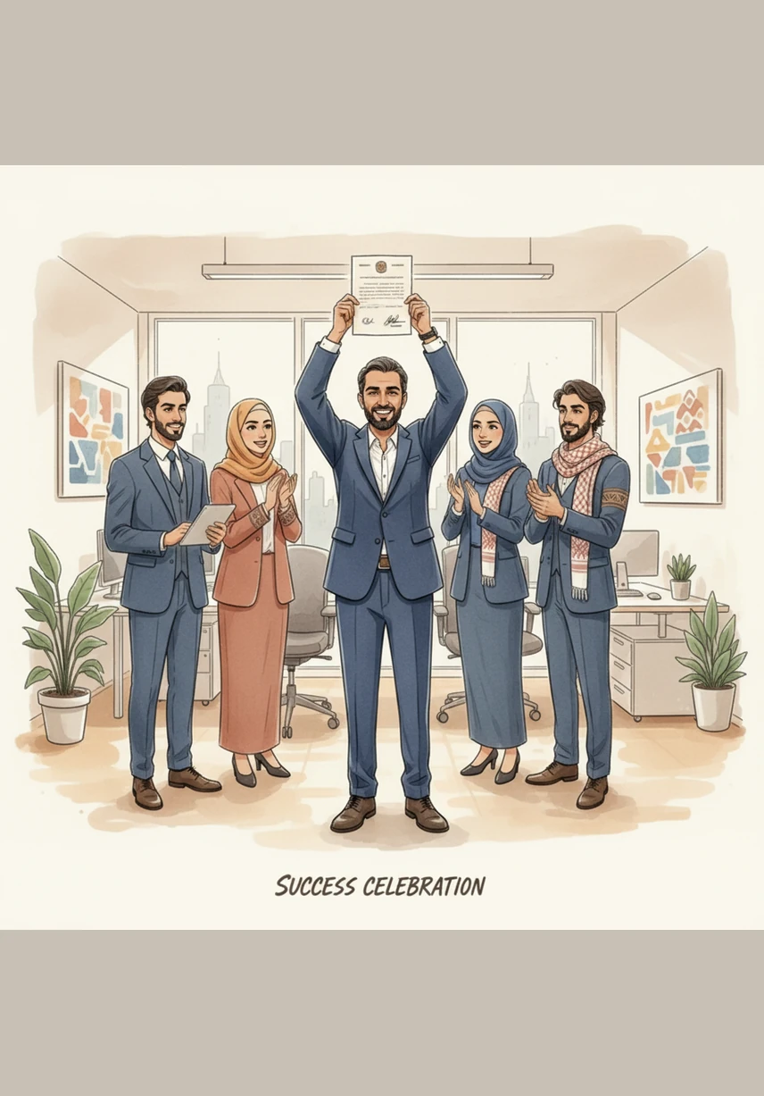 Amin watches with pride as the first digital ID card is printed in record time, its holographic seal shining under the office lights. He uses a modern dashboard to monitor the system's performance, ensuring that every stage of the plan is being executed perfectly.