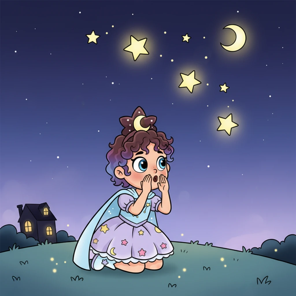 Luna loved to imagine that the stars were listening to her every word. She would tell them her secrets in a soft, hushed voice, careful not to wake anyone else in her quiet home. It felt like they were her closest confidantes.