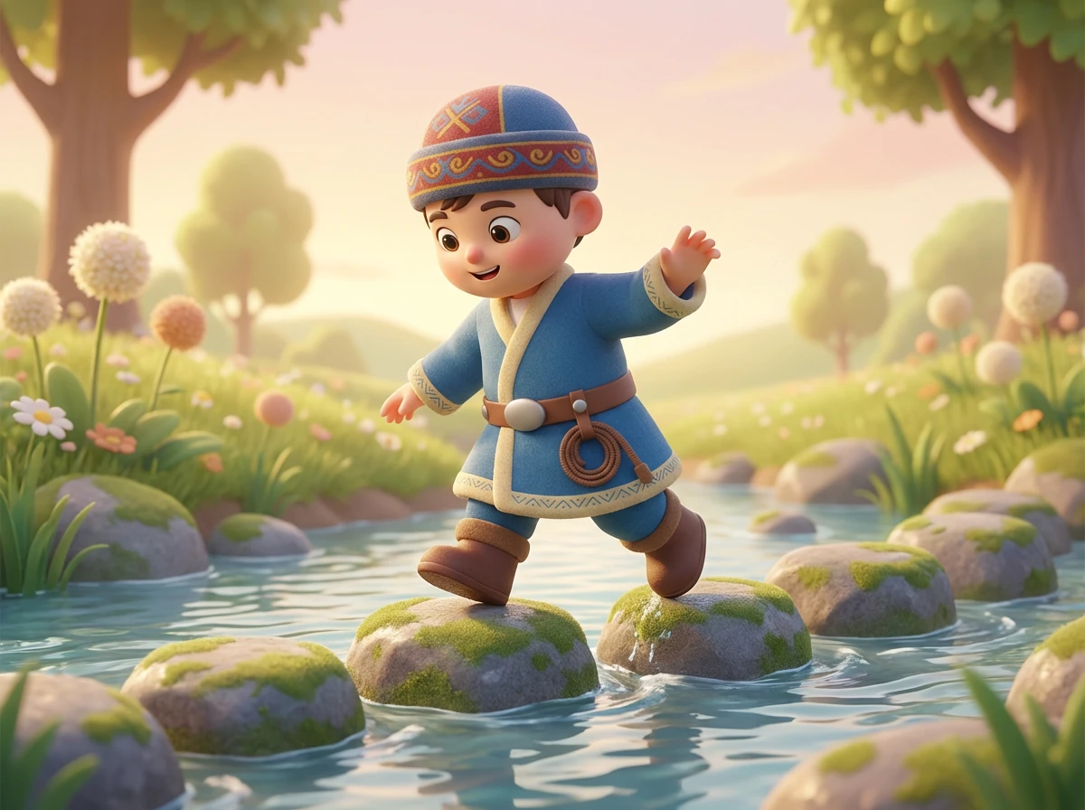 Еркін қамшының қалай жасалатынын білгісі келді. Атасы оған былғарыдан, қайыстан және жылқы қылынан жасалатынын түсіндірді.