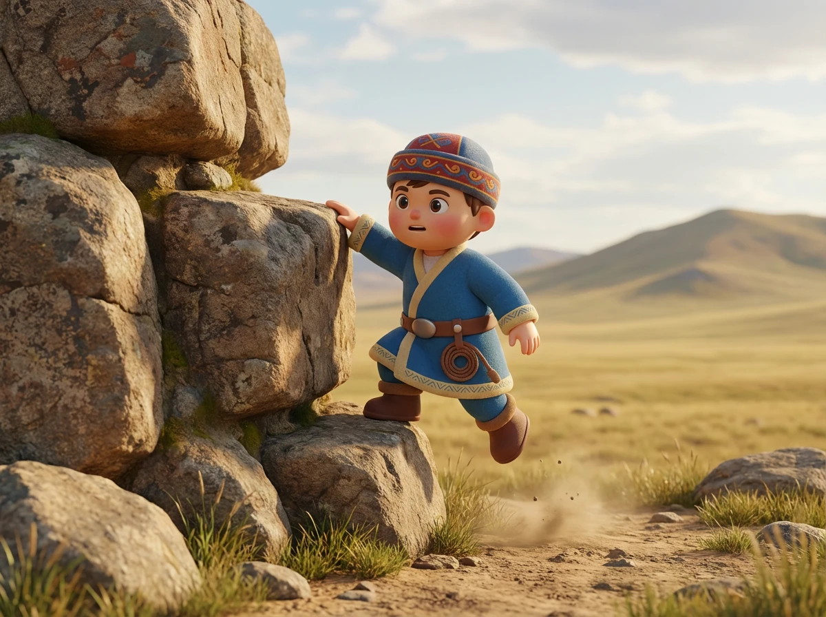 Еркін өз қолымен кішкентай сәндік қамшы жасауға шешім қабылдады. Атасы оған қажетті материалдарды дайындауға көмектесті.