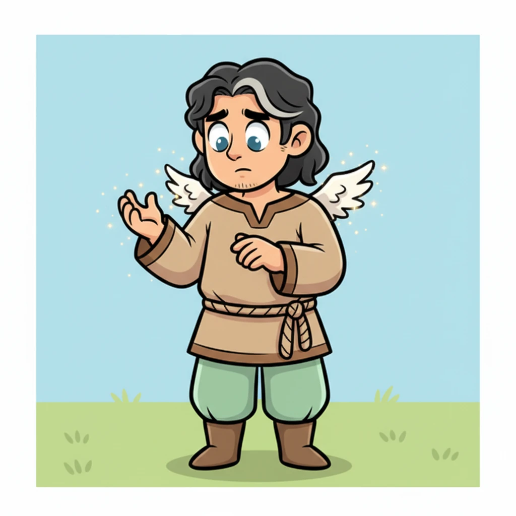 آرین با تعجب و کمی غم به بال‌هایش نگاه کرد که به آرامی کوچک می‌شدند و ناپدید می‌شدند. به جای آن‌ها، بازوهایی انسانی پدیدار شد. او دستان جدیدش را با حس عجیبی از کنجکاوی و رهایی لمس کرد.