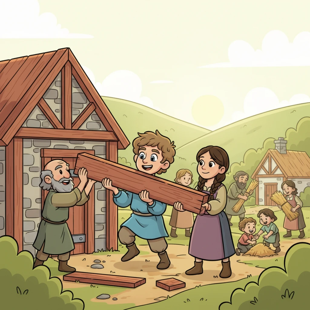 آرین، حالا یک انسان، در کنار مردم روستا با شادی کار می‌کرد. او به آن‌ها در ساختن خانه‌هایشان کمک می‌کرد و لبخندی از آرامش و تعلق بر لبانش نشسته بود. او بالاخره خانه‌ای پیدا کرده بود.