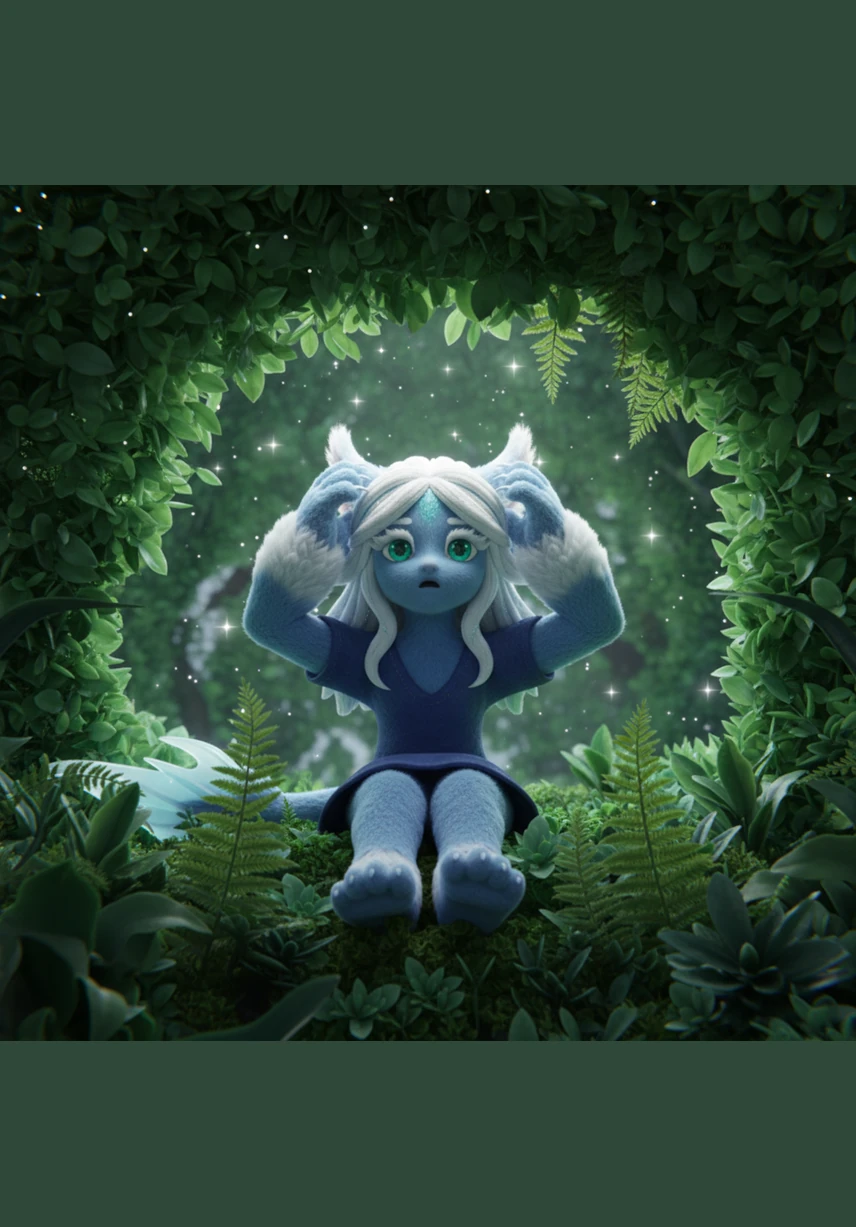 I open my eyes to a canopy of emerald leaves and a ceiling of stars that shouldn't be there. Reaching up, I feel the soft texture of short, silver hair and the sharp point of elongated ears that definitely weren't there before.