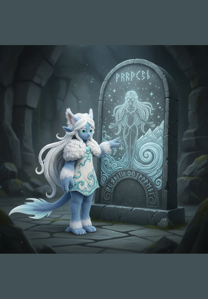 The elder shows me a prophecy carved into an ancient stone tablet, depicting a silver-haired wanderer who would bridge two different worlds. The weight of this new life begins to settle on my shoulders, replacing my initial fear with a profound sense of purpose.