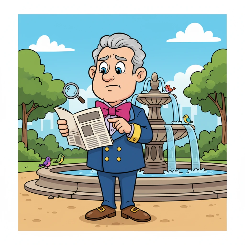Determined, Mr. Goldsworth placed a discreet advertisement in the city's smallest newspaper, quoting a line from one of the poems and asking the author to simply meet him at the old fountain in Central Park.