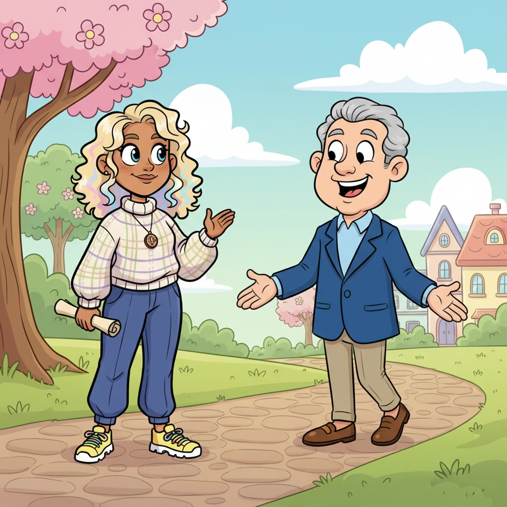 Larkin, surprised but touched by the ad, hesitated for days, then bravely decided to go. They found Mr. Goldsworth waiting patiently, looking less like a billionaire and more like a curious friend.