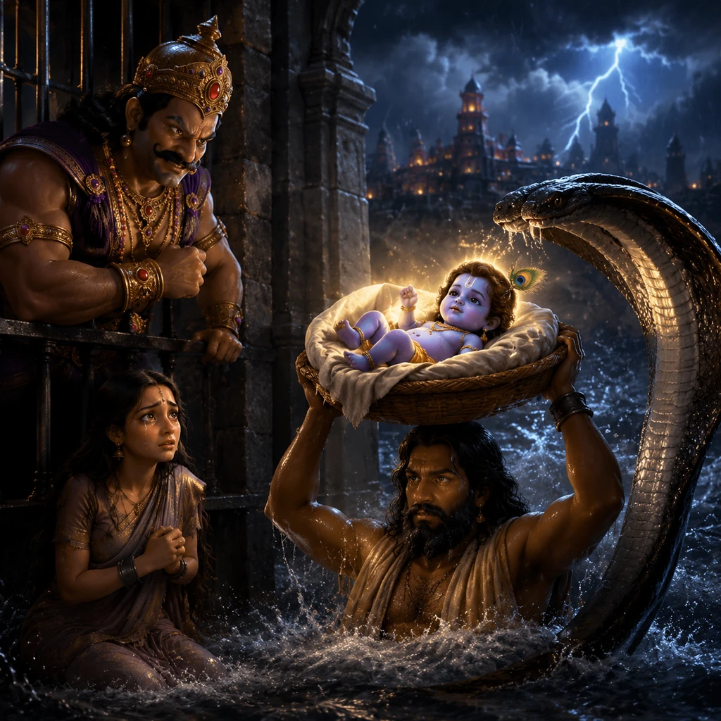 The Legend of Lord Krishna: The Divine Protector - mythology