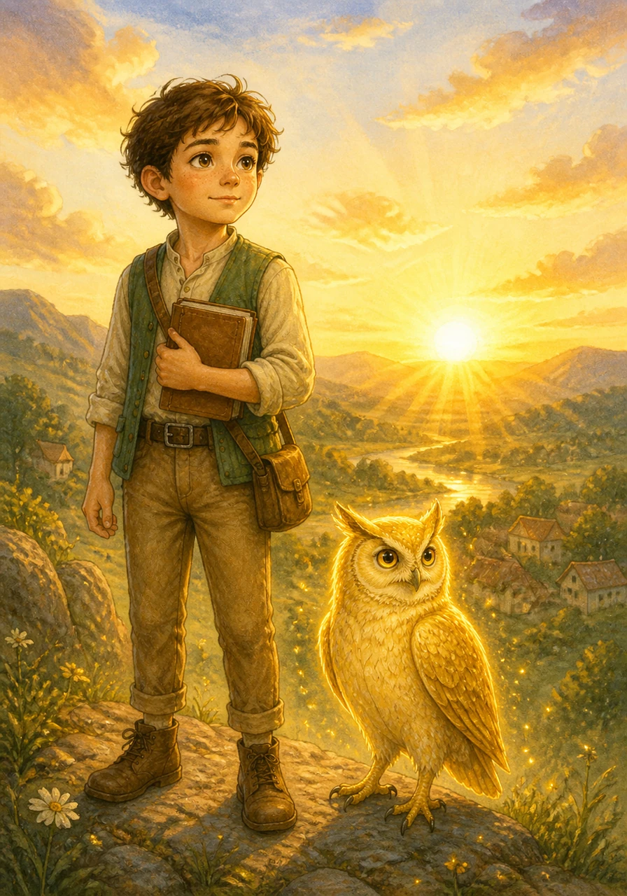 As the sun rose, Leo closed his notebook, ready to share the secret of the Eternal Dance with everyone he met. He knew now that while things may change their shape, the light within the world remains forever bright.