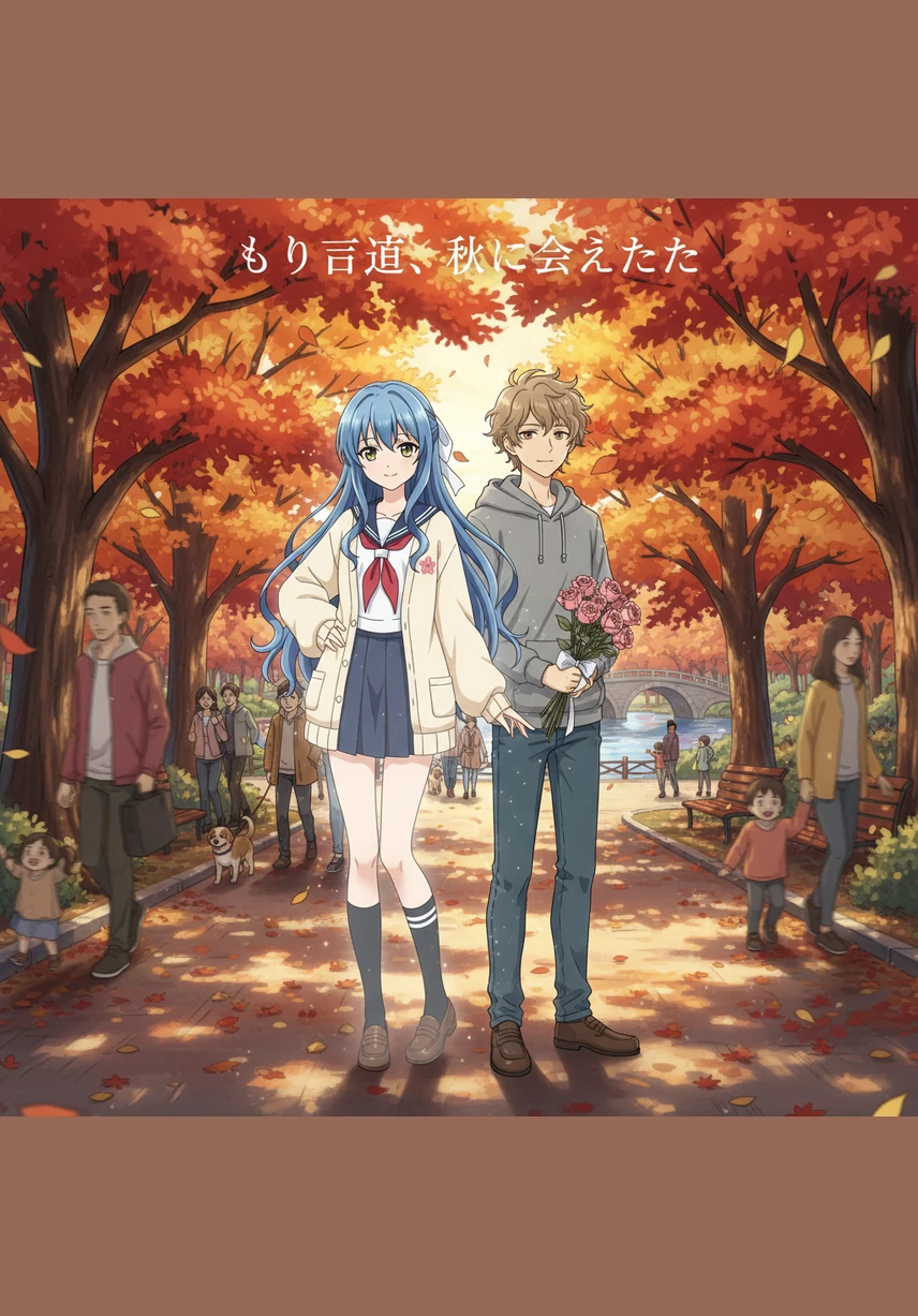 Maya stands in the middle of a crowded park, surrounded by bustling life yet feeling entirely isolated in her mourning. A message arrives that describes the way the autumn sunlight hits her hair, a tiny detail only Leo would have noticed and cherished.