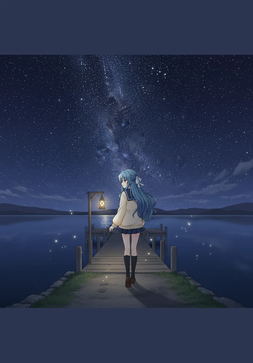The screen of her phone finally goes dark, and the suffocating weight in her chest begins to lift for the first time in months. Maya walks away from the pier under a clear, starlit sky, finally carrying the peace of a proper goodbye and the strength to start living again.