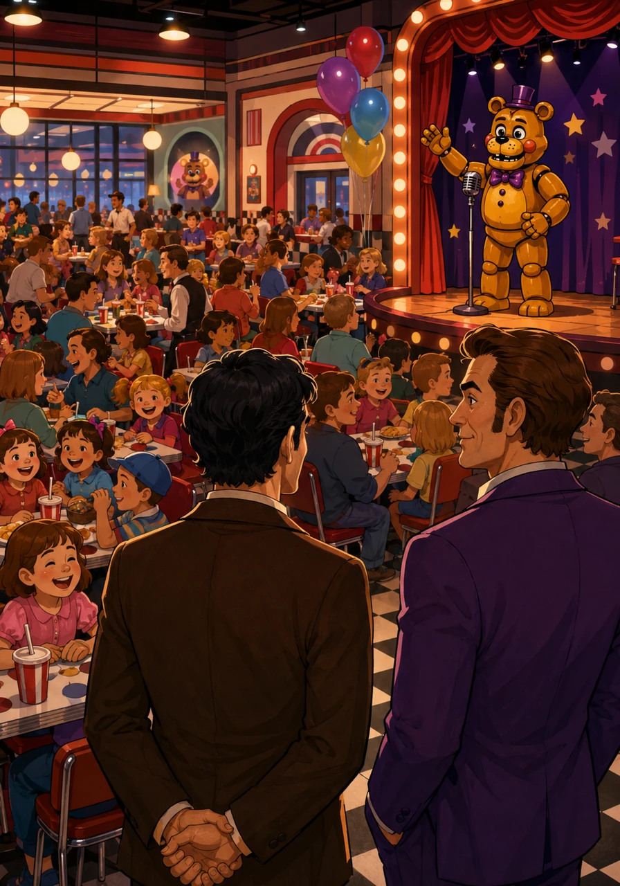 Out on the showroom floor, the diner was a massive success, packed to maximum capacity with laughing families and singing children. The atmosphere was magical, masking the intricate and volatile engineering that made the entire spectacle possible.