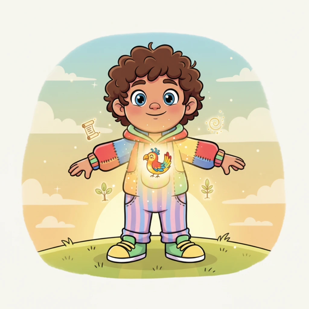 Mateo felt a gentle warmth spread from his heart, realizing Chico wasn't just an outside visitor, but a spark of his own inner spirit. It was the wisdom and resilience of generations, living inside him.