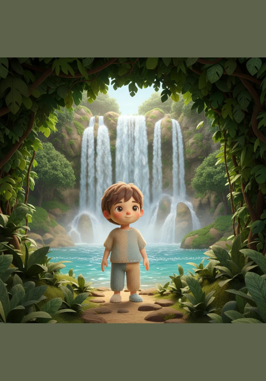 Noy arrives at the Kuang Si Falls, where turquoise waters cascade down tiers of white limestone in a misty spray. The sound of rushing water blends with the songs of forest birds, creating a natural symphony in the heart of the jungle.