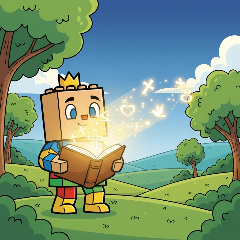 Em sua busca, Samuel encontrou um livro brilhante, que o guiava através de belas passagens. Ele aprendeu sobre o plano de Deus, sobre o amor incondicional e a promessa da Salvação. A mensagem tocou seu coração, e ele sentiu uma nova esperança.