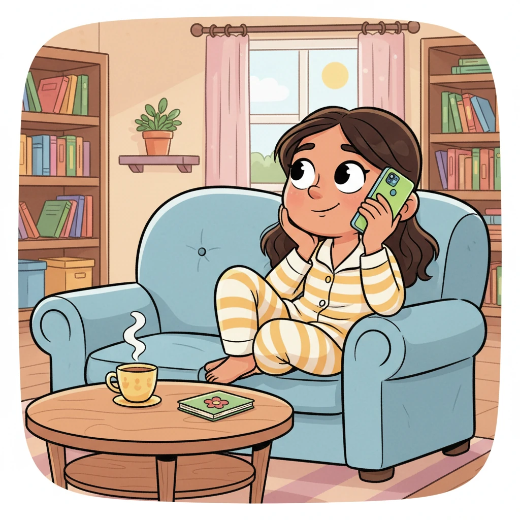 Three days later, Priya, curled up on her sofa, finally dialed Arun's number, a thoughtful expression on her face. Their conversation began, sparking a new connection that soon blossomed into regular chats.