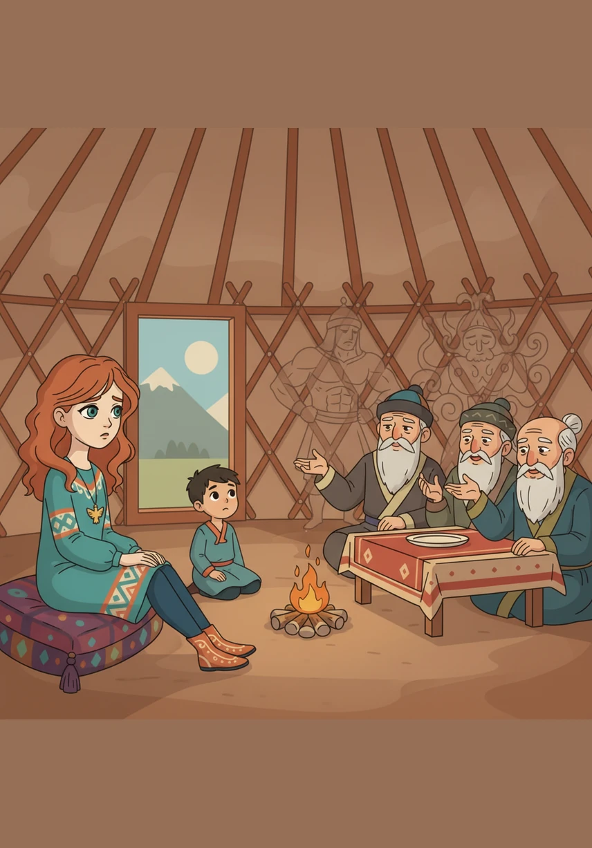 When the elders gathered to tell legendary stories of mountain spirits and heroes, Saikal would look away and stay silent. She whispered to herself that she was nothing like the brave warriors in those ancient tales. To her, a hero was someone who never felt a single spark of fear.