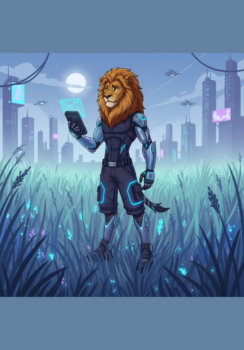 Leo spent the afternoon trying to play with the golden ball by himself in the tall grass. He pushed it with his nose and batted it with his tail, but the game felt quiet and strangely dull.