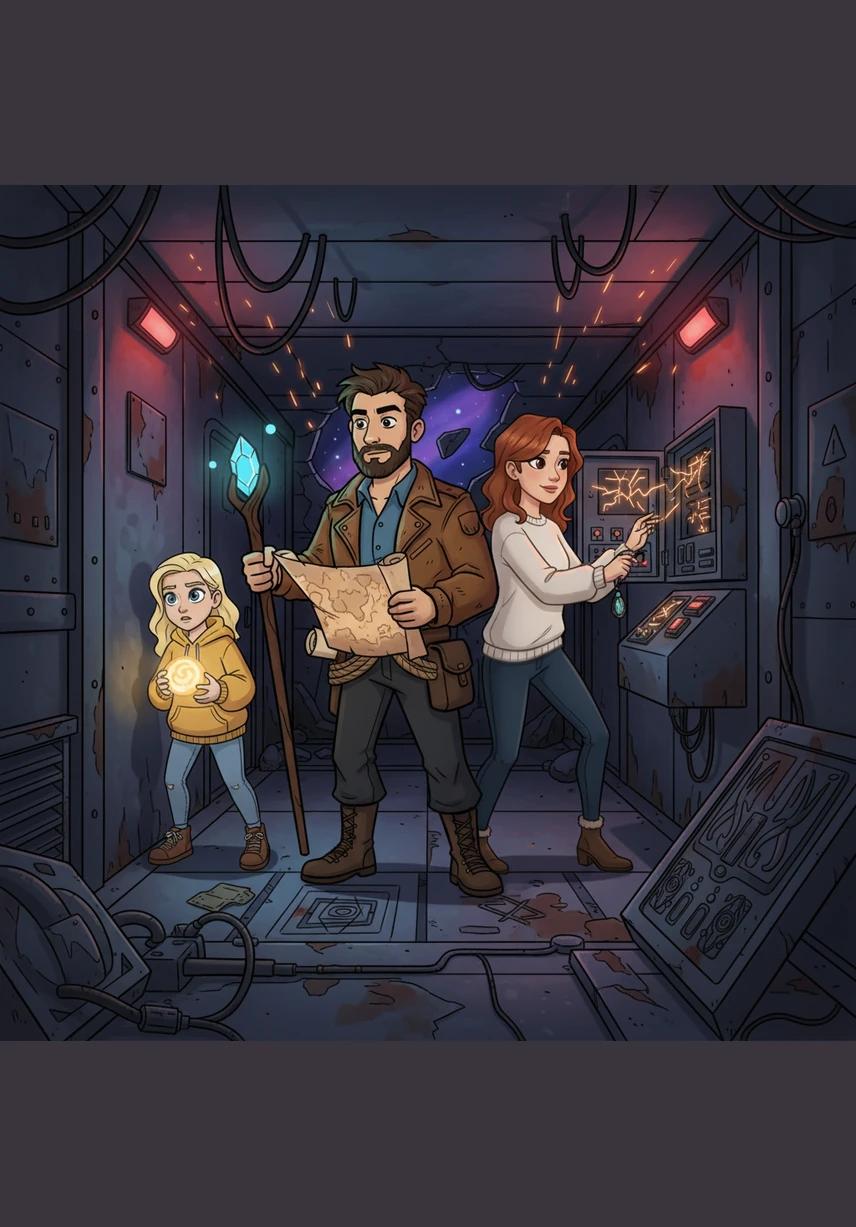 Grabbing life vests for everyone, Elias shouted over the sound of rushing water to keep his family focused. He gripped his daughter Mia’s hand tightly, guiding them through the dark, narrow corridors as the ship groaned under the pressure.