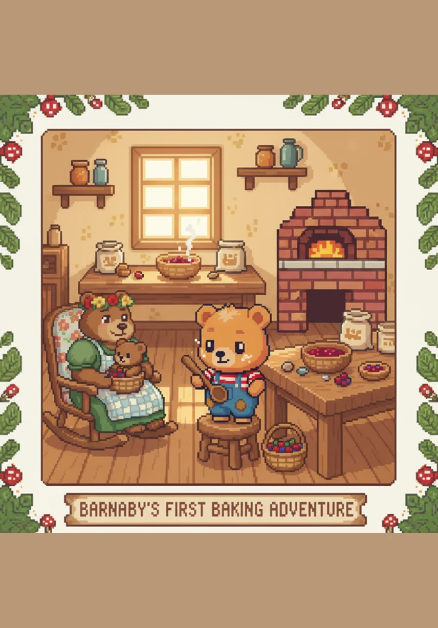 Later that afternoon, while Barnaby was munching on a sweet apple slice, the wiggly feeling in his tummy returned even stronger than before. This time, he knew exactly what it meant and didn't wait a second longer. He dropped his snack and started trotting toward the bathroom as fast as his little legs could carry him.